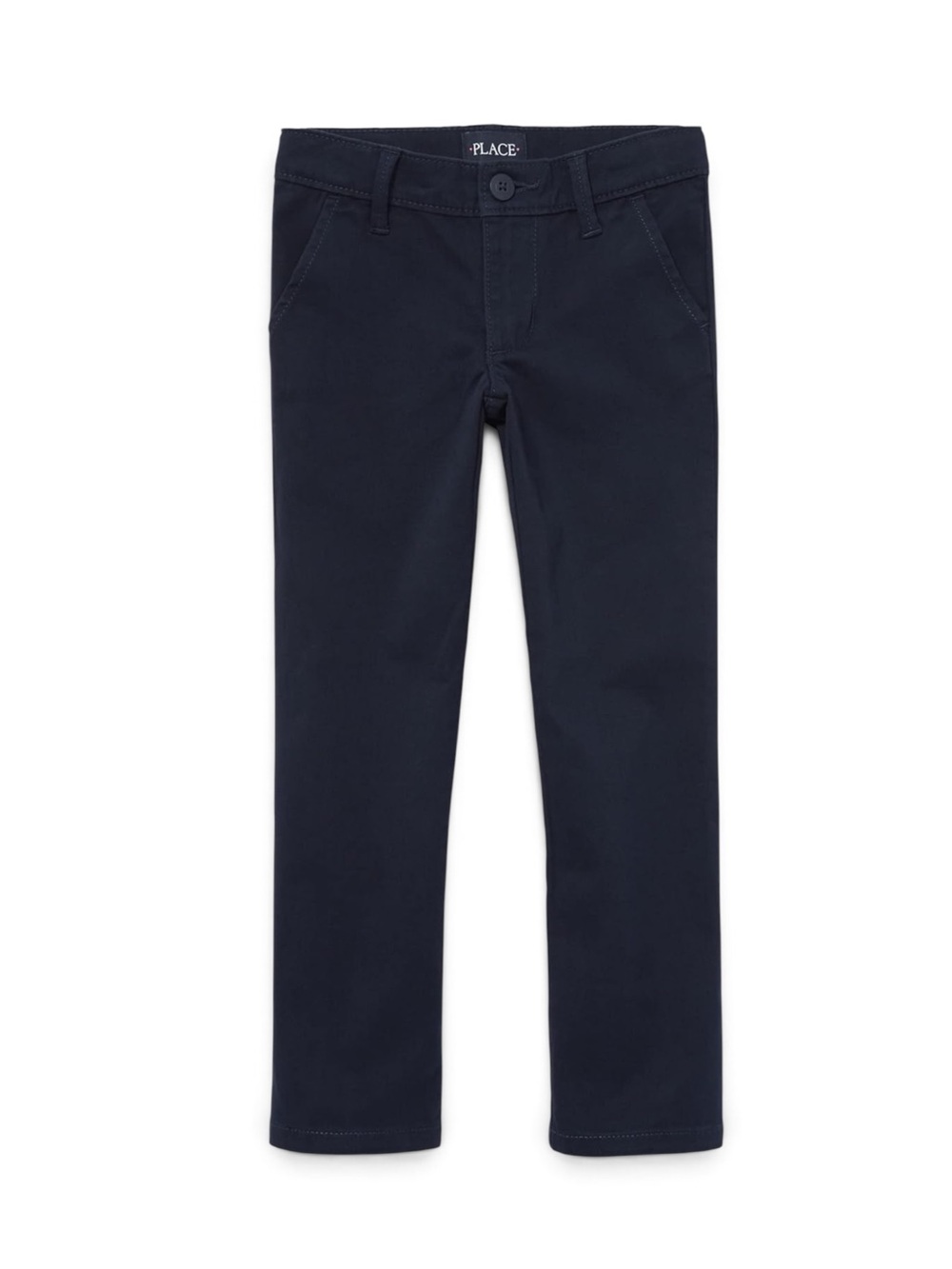 NWT Children's Place Girls Uniform Skinny Chino Pants Tidal Navy Blue 10 Slim
